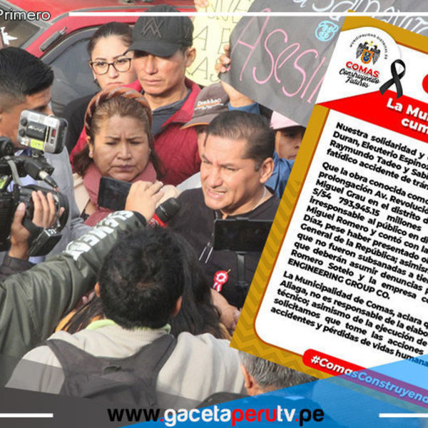 Municipio de Comas exige denunciar a ex alcalde de Lima y empresa china por irregularidades en vía Pasamayito