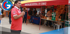 Alcalde de Comas inaugura programa "Barrio Seguro" y "Talleres Productivos en Tu Barrio" 