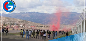 Polícia refuerzan la seguridad en el aeropuerto Alfredo Mendívil Duarte en anticipación a posibles protestas en Ayacucho