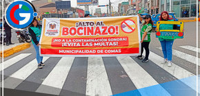 Comas implementa plan contra la contaminación auditiva en avenidas