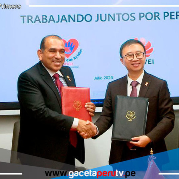 ONG "Manos que Ayudan de Corazón" firma convenio con Huawei 