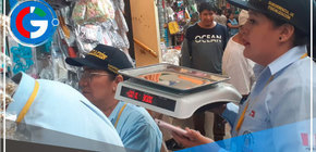 Operativo en Comas desmantela red de balanzas adulteradas en mercado de Santa Luzmila