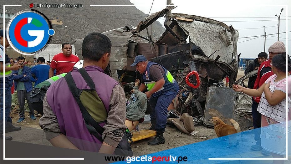 Se eleva a 5 fallecidos en trágico accidente ocurrido en Comas hoy por