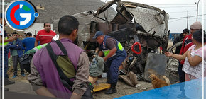 Se eleva a 5 fallecidos  en trágico accidente ocurrido en Comas hoy por la mañana