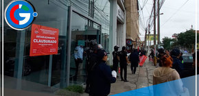 Clausuran local de "Kia Motor Sur SAC" por ocupar vía pública en Av. Retablo