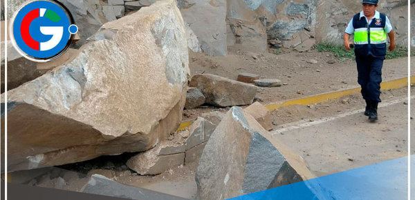 Deslizamiento de Rocas Tras Sismo de Magnitud 4.2 en Pasamayito Comas