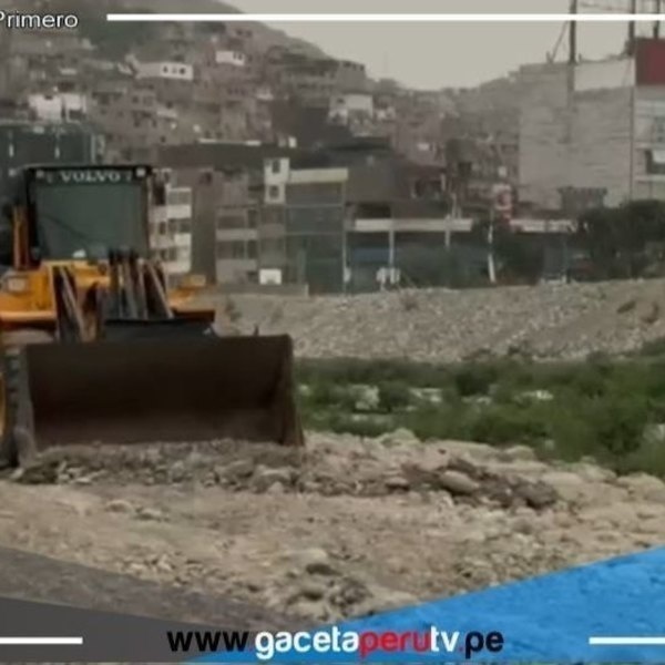 Inician limpieza en cauce de ríos Rímac, Lurín y Chillón