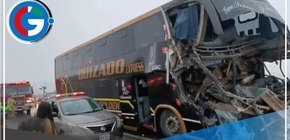 Un fallecido y más de 10 heridos deja accidente de bus interprovincial