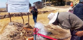Autoridad Nacional del Agua trabaja en la implementación de 437 pozos a tajo abierto