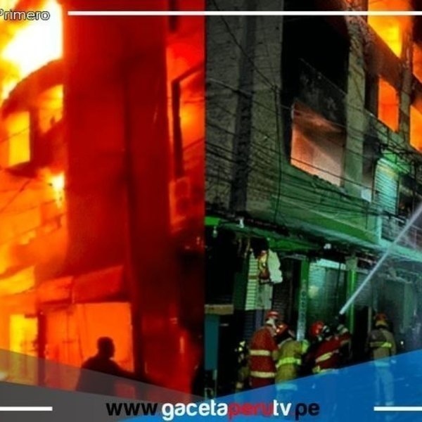 Gran incendio en Tacora arrasa centro comercial Albarracín en Trujillo