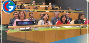 Dina Boluarte inicia participación en Asamblea General 