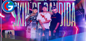 Oscar Maydon, Junior H y Gabito Ballesteros presentan su nueva canción titulada "Skin de Bandida"