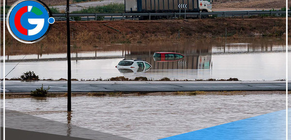 Fuertes lluvias numerosos incidentes en España