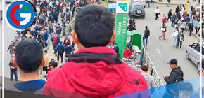 Línea 1 : bajan a usuarios del tren en estación San Juan y María Auxiliadora 