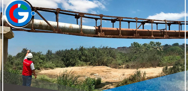 Piura: advierten riesgo de colapso de tubería que abastece con agua potable