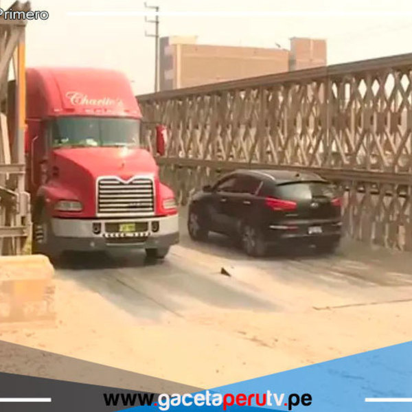 Solicitan cambiar puente Tumi colocado provisionalmente en 2017 por posible colapso