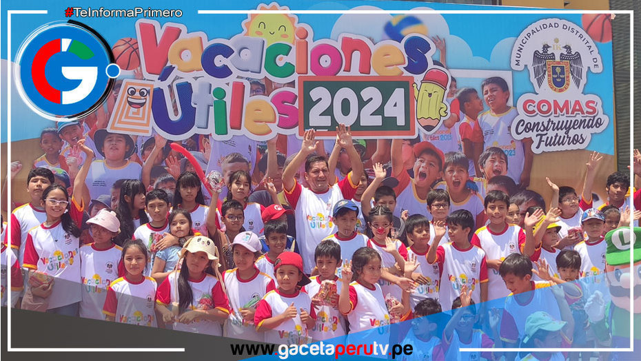 Alcalde de Comas Ulises Villegas Rojas Desata la Alegría en la Explanada del Centro Cívico con el Lanzamiento de Talleres de Verano