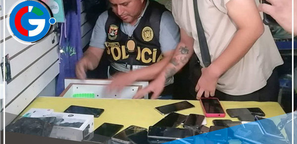 San Martín de Porres: Incautan 600 celulares de dudosa procedencia en centro comercial