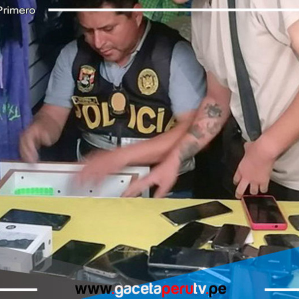 San Martín de Porres: Incautan 600 celulares de dudosa procedencia en centro comercial