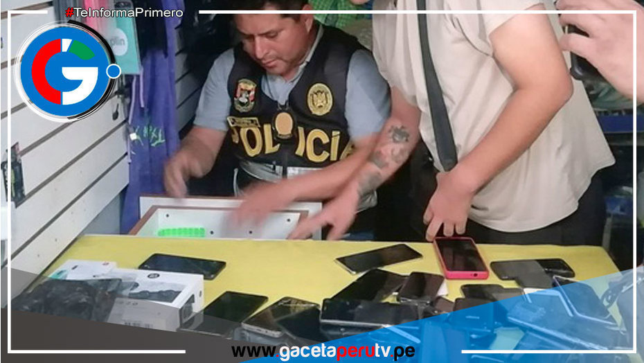 San Martín de Porres: Incautan 600 celulares de dudosa procedencia en centro comercial