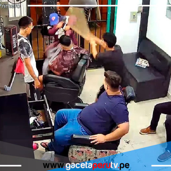 Los Olivos: dueño de una barbería hace huir a dos delincuentes a palazos