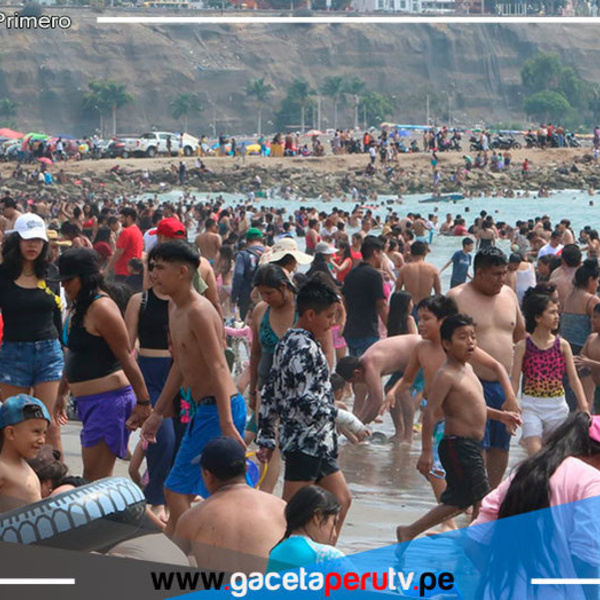 Limeños acudieron masivamente a playas