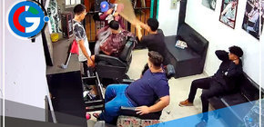 Los Olivos: dueño de una barbería hace huir a dos delincuentes a palazos