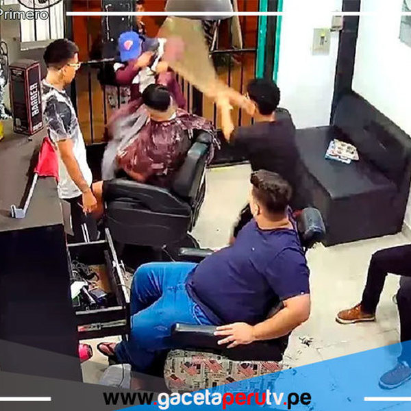 Los Olivos: dueño de una barbería hace huir a dos delincuentes a palazos