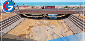 Cañete: se hizo la limpieza del cauce y empedrado en la quebrada del puente Topará 