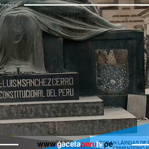 Irrespeto Histórico: Malvivientes saquean lápidas de ilustres personajes en el Cercado de Lima