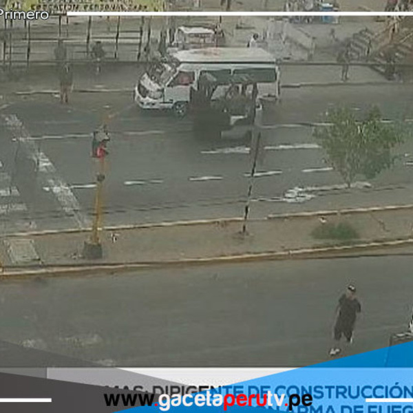 José Héctor Salazar Zabuco, dirigente de Construcción Civil, enfrenta violento atentado en la avenida Túpac Amaru