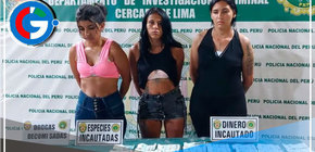 Desarticulada peligrosa banda criminal: Tres colombianas caen en manos de la PNP en el Cercado de Lima