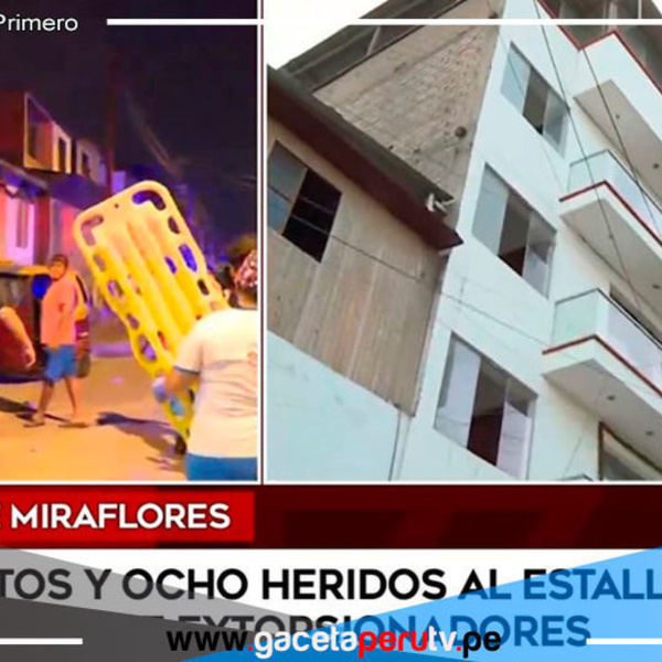 Explosión de granada deja 2 muertos en San Juan de Miraflores 