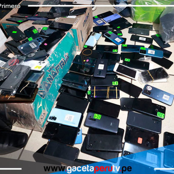 Operación en Las Malvinas: 923 teléfonos decomisados en lucha contra el tráfico de celulares robados
