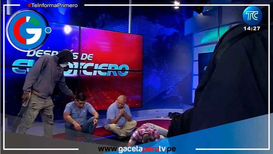 Hecho sin Precedentes: Encapuchados armados irrumpen en TC Guayaquil durante emisión en vivo