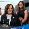 Fans de Taylor Swift respaldan a Kamala Harris en su gira