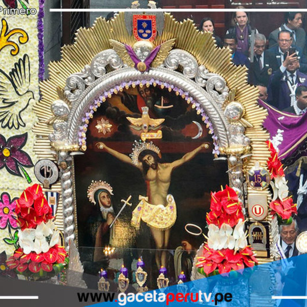 Este viernes 18 se realizará su segundo recorrido procesional del Señor de Los Milagros