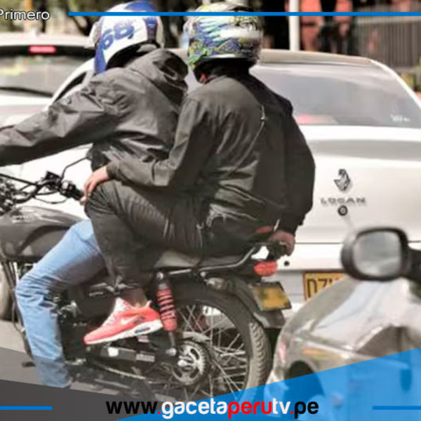 Independencia prohíbe motos con dos personas por seguridad