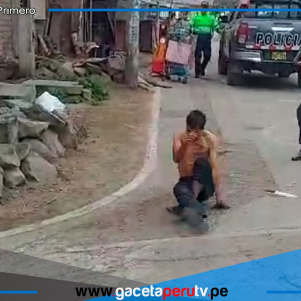 Policía dispara para neutralizar a agresor armado en San Juan de Miraflores