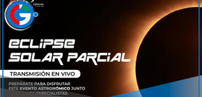 Este 2 de octubre se comentará sobre el eclipse solar parcial