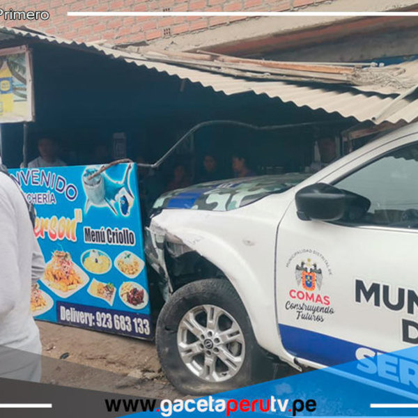 Serenazgo de Comas en accidente durante persecución a moto implicada en robo
