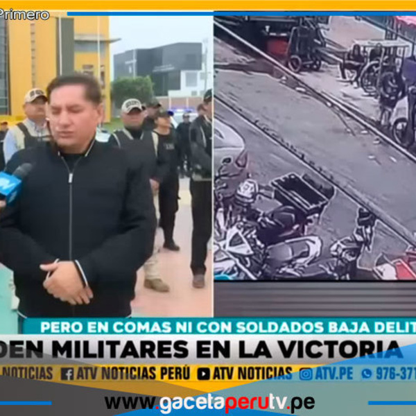 Alcalde de Comas rechaza efectividad del Estado de Emergencia