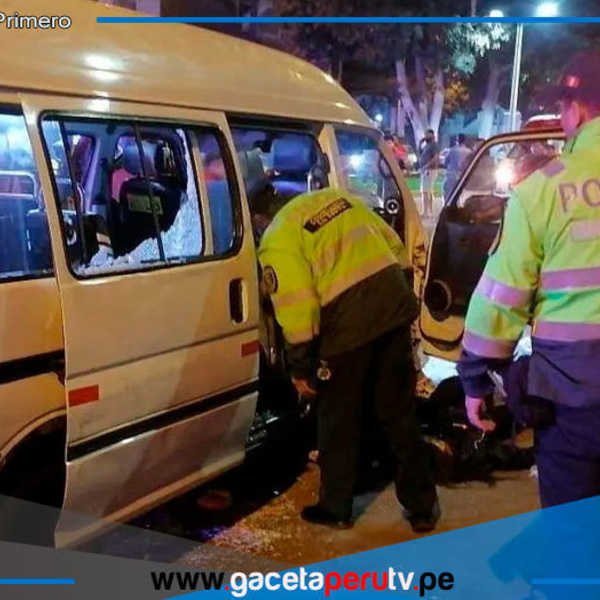 Cuatro muertos y tres heridos en balacera dentro de combi en el Callao
