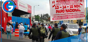 Transportistas en paro marcharán hacia la explanada del APEC