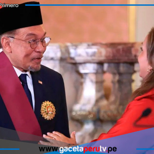 Presidenta Boluarte recibe al primer ministro de Malasia, Dato' Seri Anwar Ibrahim
