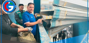 Desplome de calaminas en colegio Jorge Chávez Dartnel en Comas