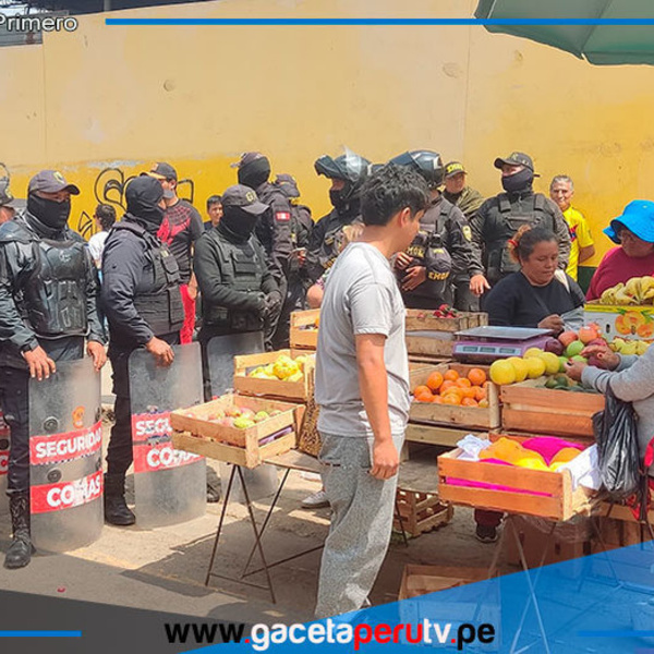 Municipalidad de Comas inicia recuperación de espacios públicos alrededor del Mercado Central
