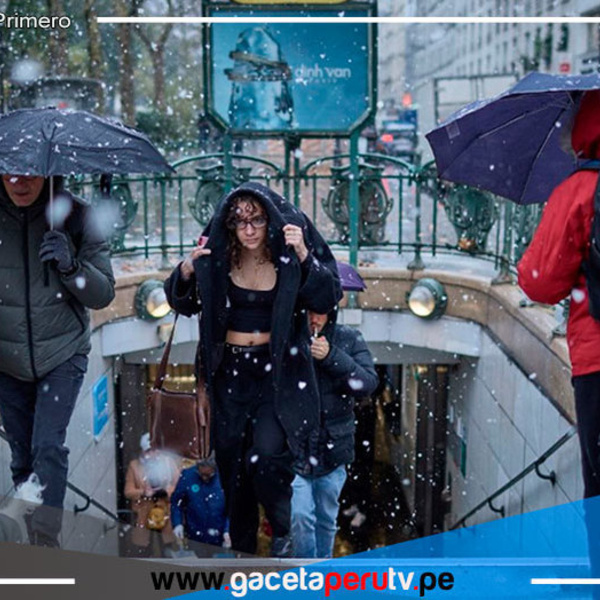 Nieve, frío polar y fuertes vientos en Europa