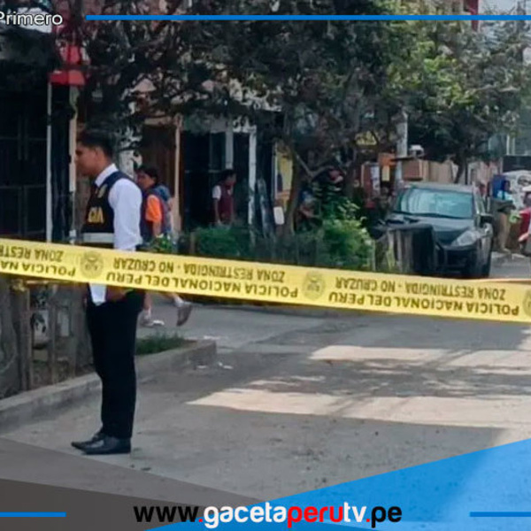 Hombre asesinado en puerta de su casa a plena luz del día en el Rímac