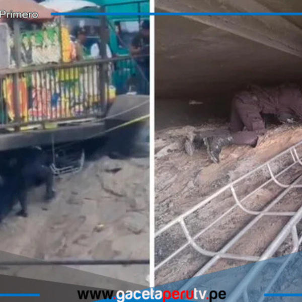 Hallan el cuerpo carbonizado de un hombre bajo un puente que cruza el río Rímac